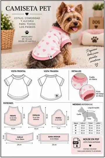 Camiseta pet